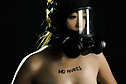 Small titted Ayaka Minamino nude in gas mask