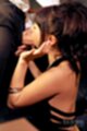 Oguri miku kneeling sucking cock